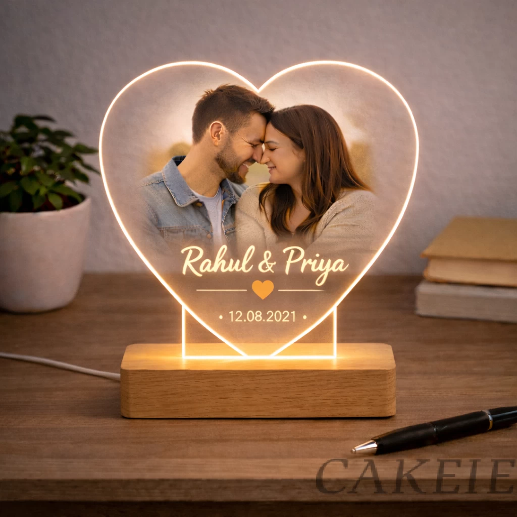 Heart Shape LED Lamp